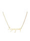 Dio Jewellery Lab Colier Nume Placat cu aur