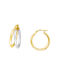 Earrings Hoops made of Gold 14K