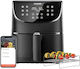 Cosori Smart Chef Edition Air Fryer με Wi-Fi 5.5lt Μαύρο