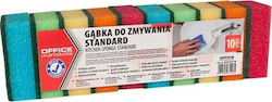 Office Products Set Bureți de bucătărie Plăci Multicolore 10buc Office Products Set Bureți de bucătărie Plăci Multicolore 10buc