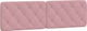 vidaXL Fabric Pink Bed Headboard Cushion 162x48cm