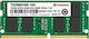 Transcend DDR4 με Module 1x16GB και Ταχύτητα 3200 για Laptop