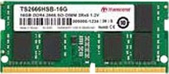 Transcend DDR4 με Module 1x16GB και Ταχύτητα 3200 για Laptop