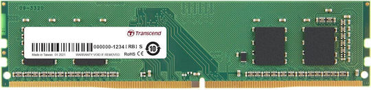 Transcend DDR4 με Module 1x8GB και Ταχύτητα 3200 για Desktop