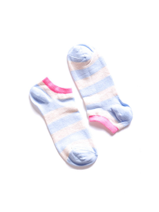 Comfort Γυναικείες Κάλτσες με Σχέδια Σιέλ