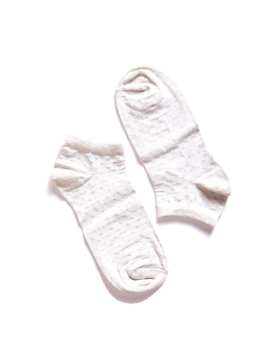 Comfort Damen Socken Ecru 1Pack