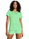 Under Armour Ssv Twist Femeie Sport Tricou Verde