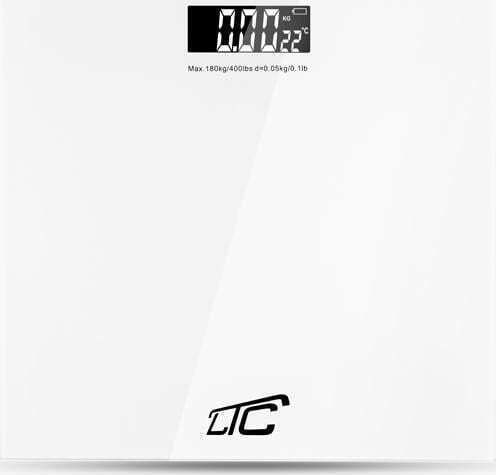 LTC Дигитална Везна За Баня 180кг Бяла LXWG106