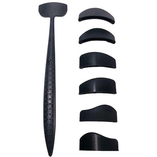 Kit burete silicon pentru machiaj pleoape Ubx 6 bucăți plastic silicon reutilizabil negru