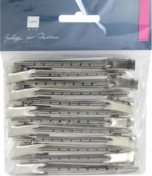 Clame de păr din aluminiu 85mm 12 bucăți