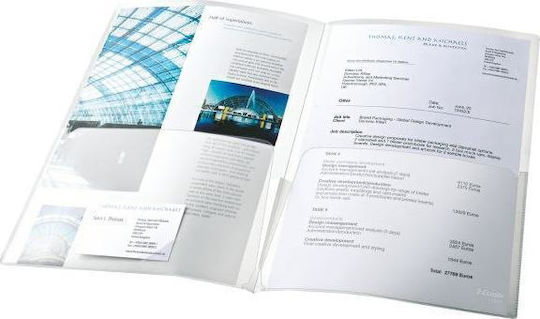 Esselte Mappe für Papier A4 Transparent 5Stück