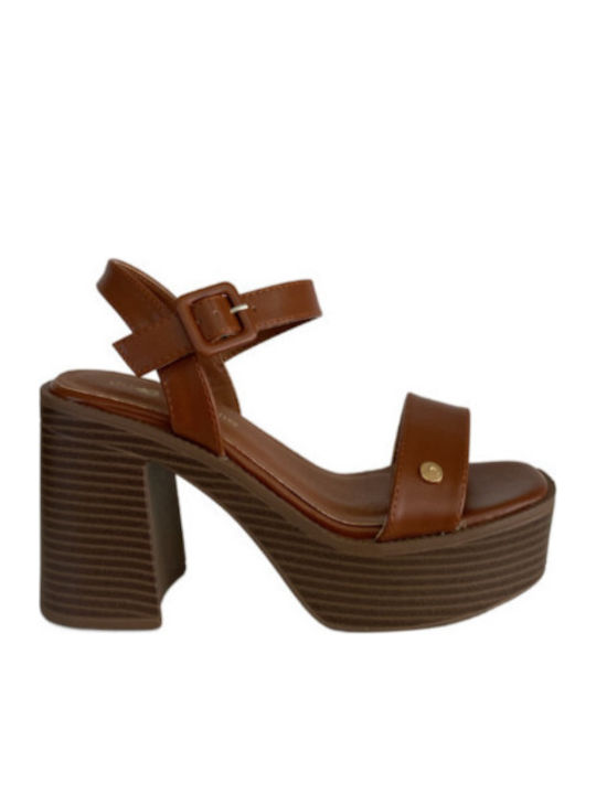 Blondie Sandalen Tabac Braun