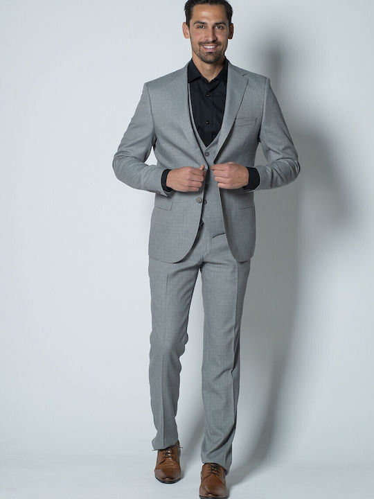 Dors Men's Suit Jacket Regular Fit Gray