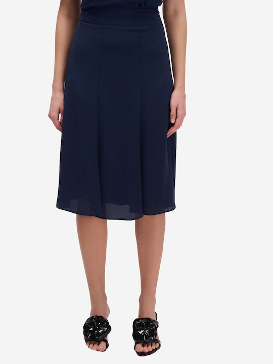 Veto Midi Skirt Cloche in Blue color