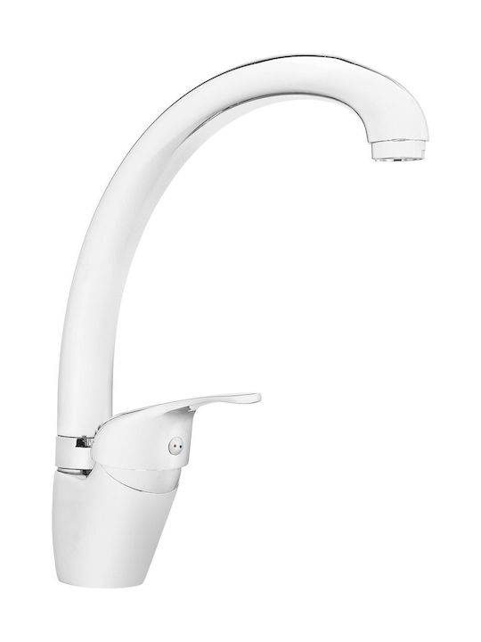 Invena Grey Countertop Kitchen Faucet