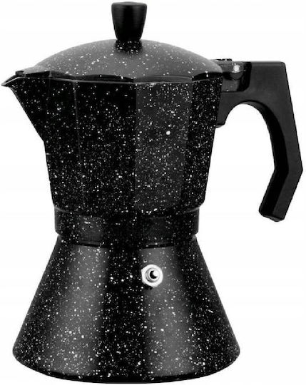 Kamille Electric Stovetop Espresso Pot 6 Cups Brown