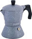Kamille Electric Stovetop Espresso Pot 12 Cups Brown