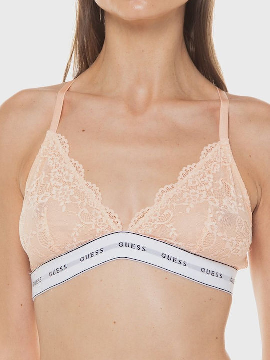 Guess Belle Women's Bralette Bra Orange