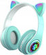 Kitten Ear Bluetooth Wireless On Ear Headphones...