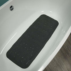 Sealskin Bathtub Mat with Suction Cups Black 35x90cm