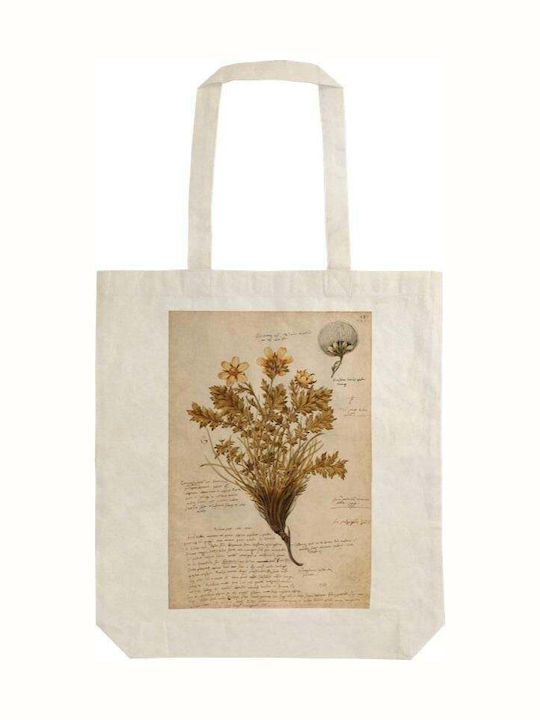 Skona Ting Cotton Shopping Bag in Beige Color