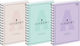 interDRUK Grille Spiral Notebook A5 100 Sheets Square