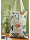 Πάνινη Τσάντα 33x39.5 Whitegg Tote-8 33x4x39.5