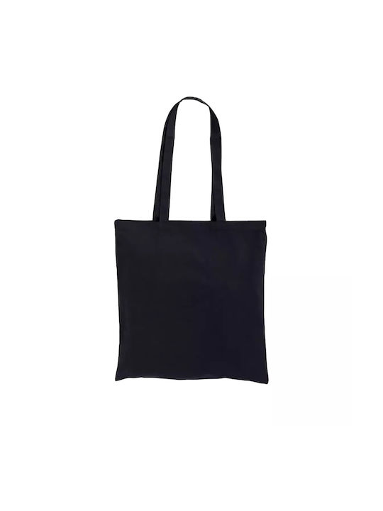 Cabin Βαμβακερή Τσάντα για Ψώνια σε Μαύρο χρώμα