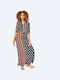 Women's Maxi Dress ''Polka Stripe'' Stripe Polka 4920600333016 M