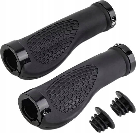 ZY11833QWS16 Anatomie Fahrradlenkergriffe σε Schwarz Χρώμα