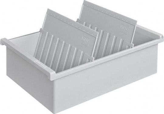 Han Θήκη Περιοδικών Αρχείου Gray 34.7x9.6x22.8cm