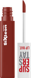 Sixteen Cosmetics Liquid Lipstick Matte 127 Dark Pink 4.5ml