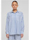 Women's Striped Long Sleeve Shirt White/blue