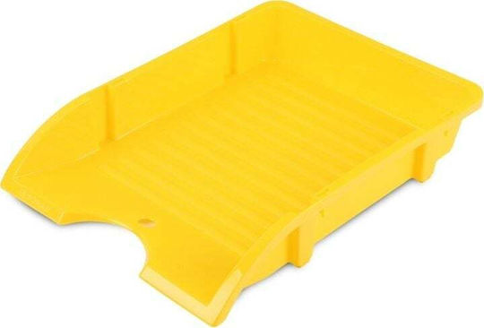 Donau Plastic Filing Tray Yellow 25x34.5x4.5cm