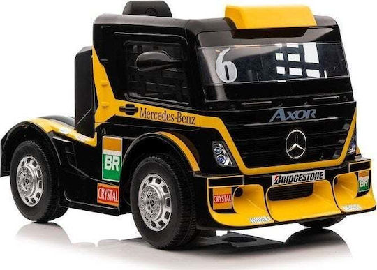 Mercedes XMX622 LCD Lastwagen Einsitzer mit Fernbedienung 12 Volt Gelbe für 3+ Jahre