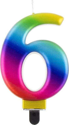 Godan Birthday Candle Number Multicolored GODA2058