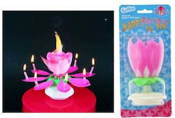 Godan Birthday Candle in Pink Color