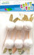 Craft with Fun Διακοσμητικό Ζωάκι για DIY Κατασκευές Λευκό 6τμχ 14x21εκ.