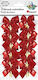 Titanum Decorative Bow for DIY Crafts Red 12pcs 5cm