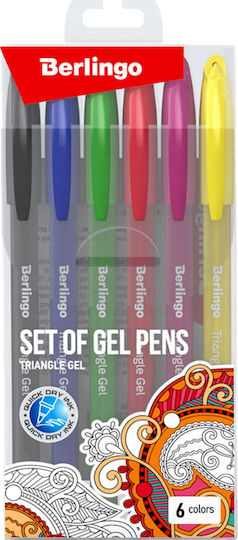 Berlingo Stift Gel 0.5mm 6Stück