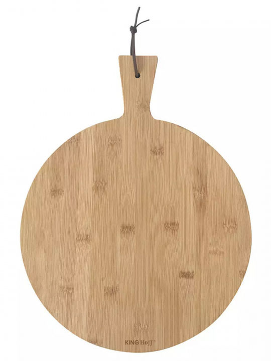 KING Hoff Pizza-Servierplatte mit Griff Hölzernes 41x30x1.5cm 1Stück