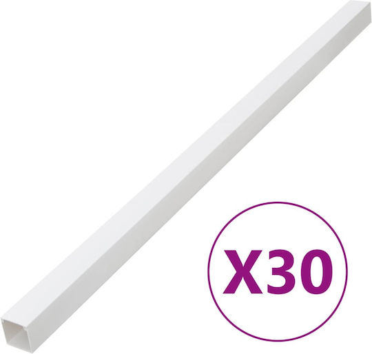 Vidaxl Cable Channel 40 X 25 mm 30 m PVC