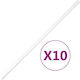 Vidaxl Kabelkanal Clip Ø20 mm 10 m PVC