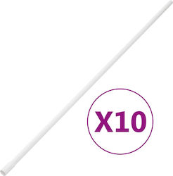 Vidaxl Κανάλι Καλωδίων Κλιπ Ø16 Χιλ 10 Μ Pvc