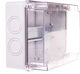 Elektro Plast Surface Mounted Electrical Box Watertight IP65 Transparent