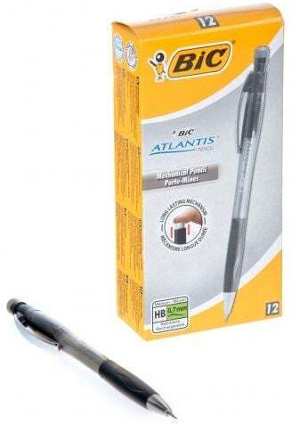BIC Mechanical Pencil for Drawing Plastic 12pcs Black