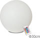 Aca Solar Light Floor Ball 1.5W Cold White 6000K with Remote Control IP54 30cmx30cmcm