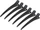 Activeshop Carbon Hair Clips E-15 6 Pcs 11,5 Cm Black