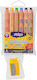 Jumbo Colored Strigo Pencils Sharpeners 6 Colors