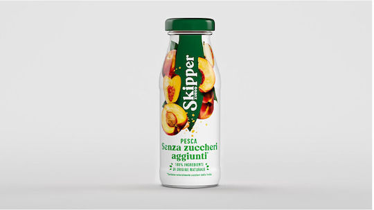 Skipper Zuegg Χυμός Ροδάκινο Χωρίς Προσθήκη Ζάχαρης 200ml